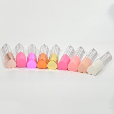 China High Quality Premium Lip Gloss Tubes Heart Shape Clear Bottle Rose Gold Lip Gloss Tubes for sale