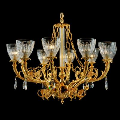 China Designer Transparent Glass Pendant Light Art Decoration Copper Lighting Luxury Crystal Modern Living Room Lamp for sale