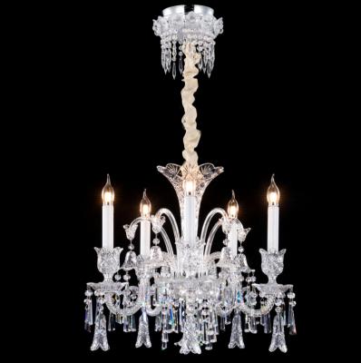 China Modern Indoor Home Decoration Hotel Crystal Chandelier Lighting Hall Kitchen Baccarat Traditional Chandelier Shining Traditional Chandelier for sale