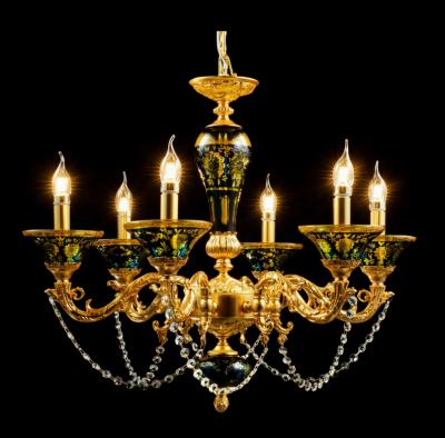 China Modern brass chandelier or copper chandelier handmade lost wax with the French style of classic antique chandeliers for sale