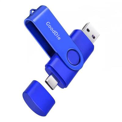 China USB Usual High Speed ​​Flash Drive OTG Pen Drive 64gb Pen Drive 16gb 2 pendrive in 1 for sale