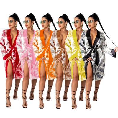 China Wholesale High Quality Sexy Satin Lounge Wear Kimono Bathrobe Sale Sleepwear Nightwear QUICK DRY Warm Silk Pajamas Robe Long Robe For Women for sale