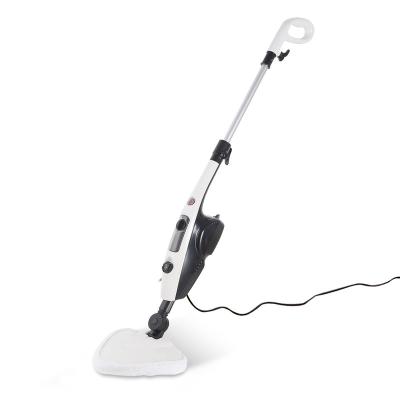 China Multifunctional High Quality Household 1500W 550ML Hand Grip Water Tank Cleaner 10 in 1 Electric Floor Steam Mop for sale