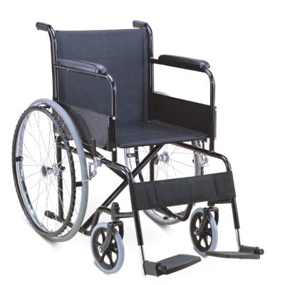 China Essential Folding Reclining Wheelchair Economic With Fixed Armrest Fixed Footrest for sale