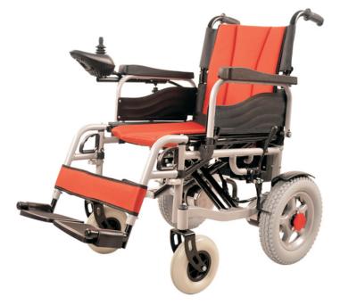 China Steel travel Electric Folding Power Wheelchair 24v 250w Slope Controller ISO for sale