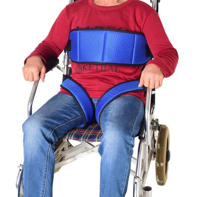 China custom Sandwich Mesh Wheelchair Safety Belt Built In Sponge To Increase orce Area for sale