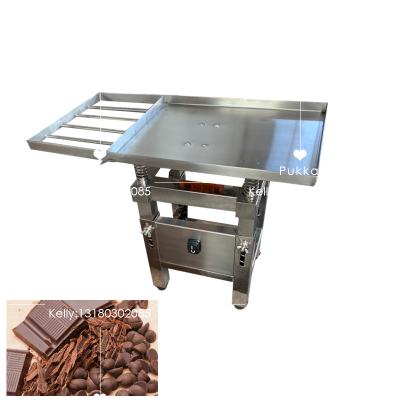 China Snack Factory New Arrival Home Use Mini Stainless Steel Chocolate Vibration Machine Vibrating Table In Stock for sale