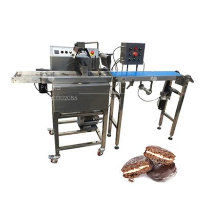 China Commercial Catering Chocolate Making Machine Chocolate Enrober For Donut Chocolate Coating Machine for sale