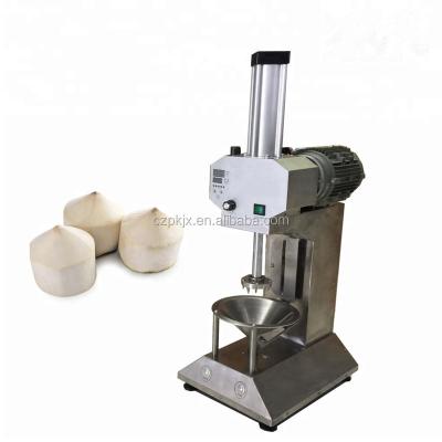 China Hotel Hot Sale Green Fresh Coconut Peeling Machine Diamond Shape Young Coconut Peel Machines for sale