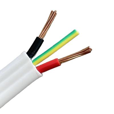 China TPS Underground Flat 3 Core Cables 1.5mm 2.5mm 4mm 6mm PVC Insulated Australian Twin And Earth Cable for sale