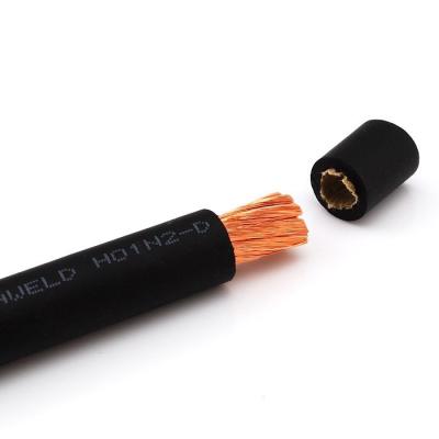 China Industrial Flexible Welding Rubber Insulated Copper Cable Core 10mm 16mm 25mm 50mm Electrical Cables for sale