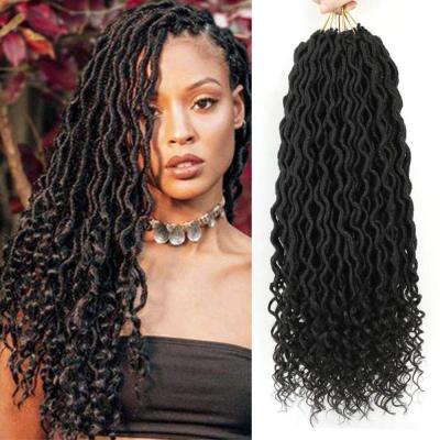 China Cheap Synthetic Faux Locs Twist Dread Sister Ombre Color Crochet Braid Fauxlocs Twist Braid Fauxlocs Twist Braid for sale