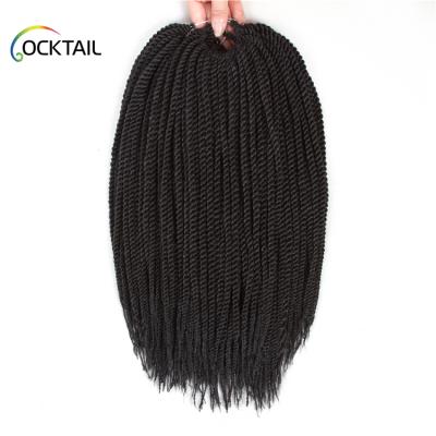 China Regular Wave Senegalese Crochet Twist Braid Hair 12 18 24 Inch Synthetic Hair For Braiding for sale