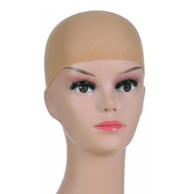 China Nylon nude wigcap, adjust stretch fit wigcap delux, sheer thin complexion satin rubber wigcap for sale