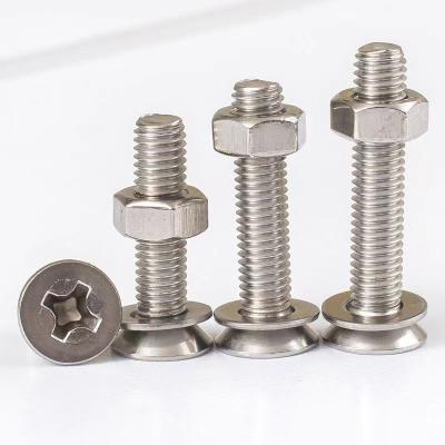 China Long Life Carbon Steel SS M3 M4 M5 M6 #8#10#12#14 Aluminum Assembly Screw Bolt With Flat Washer And Spring Washer for sale