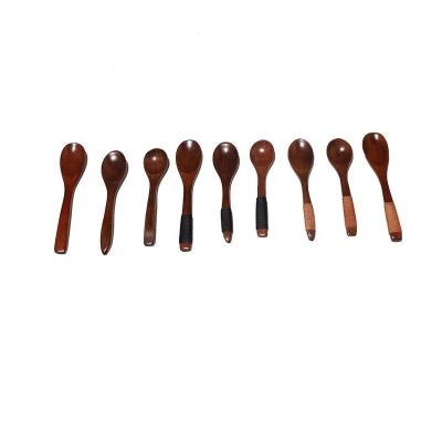 China Sustainable Hot Sales Customized Eco-friendly High Quality Natural Wooden Spoon Bamboo Kitchen Cooking Dining Soup Tea Set for sale