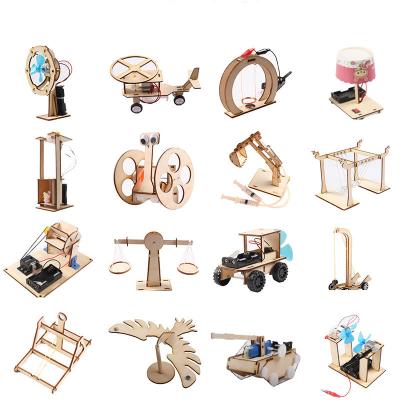 China DIY TOY Wooden Educational Interactive Science DIY Technology Children's Handmade Toys for sale