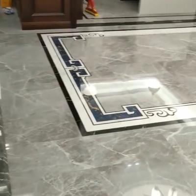 China Customized modern luxury modern interior decoration floor marble waterjet medallion for sale