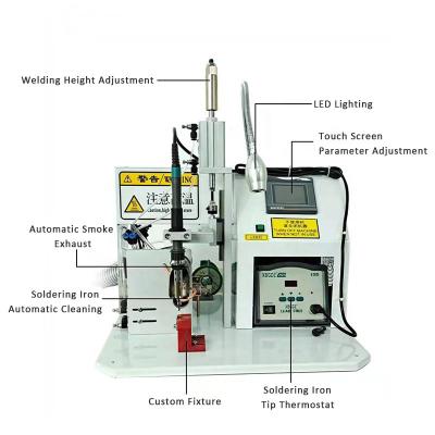 China CX-DG531 SMD RGB Semi Auto Soldering Machine Handle Welding Wire PCB Solder for sale