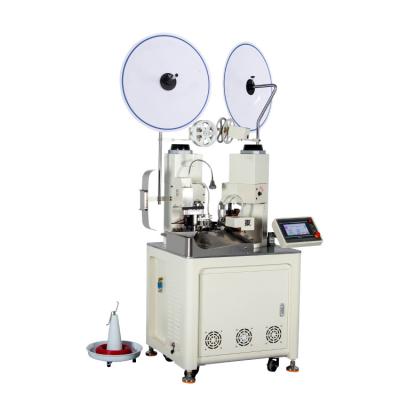 China CX-801 Double Side Terminal Wire Stripping And Crimping Machine Fully Automatic for sale