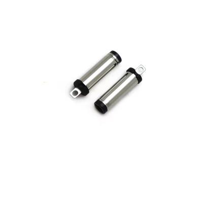 China Nickel Plated Solder DC Plug Male 5.5mmX2.1mm DC Power Barrel Connector for sale