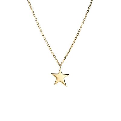 China 2023 Summer TRENDY Design Women Gemnel Star Sterling Silver Pendant Necklace for sale