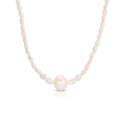 China BOHEMIA Gemnel S925 boho women beach jewelry pearl necklace freshwater necklace for sale