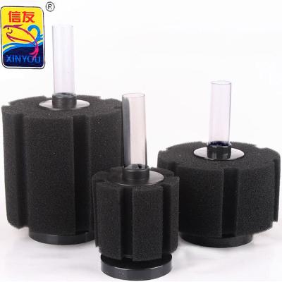 China Sustainable XY-380 Aquarium Filter Aquarium Sponge Filter For Compressor for sale