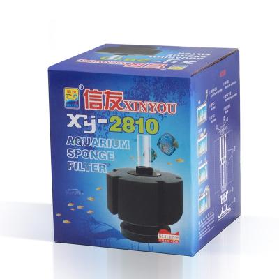 China Viable Hot Sale XY-2810 Compressor Filter For Fish Tank Aquarium Sponge Filter for sale