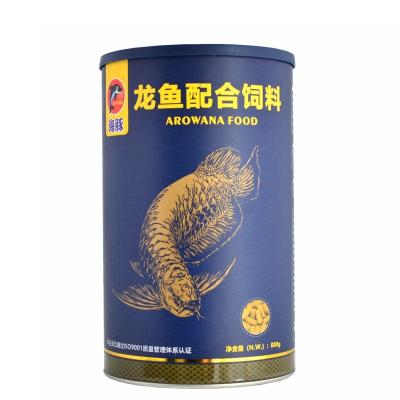 China Viable Porpoise 380g Arowana Wholesale Fish Food Blue Bottle Pack for sale