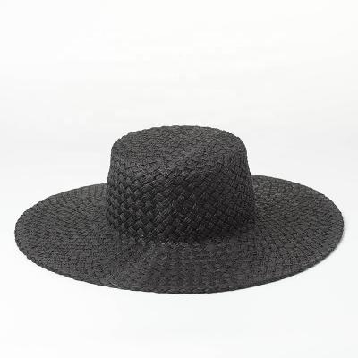 China 2021 Summers Cavity Hand Image - Straw Boater Hat Beach Sun Displacement Hat Vellum Hat Designer Pattern for sale