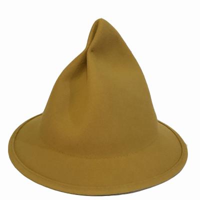 China Custom Plush Wool Felt Hat Party Festival Magician Hat Wizard Witch Hat for sale