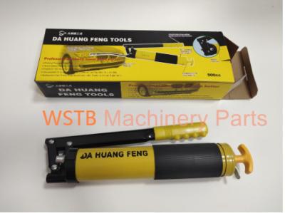 China Manual Double Piston High Pressure Grease Gun , Excavator High Volume Grease Gun for sale