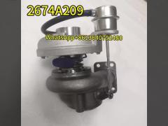 2674A209 Turbocharger For 1104C-44T Engine