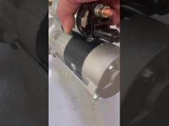 Excavator starter motor
