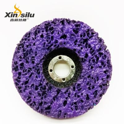 China Purple 115mm Rust Clean Disc and Tape for Car Paint Repair for sale