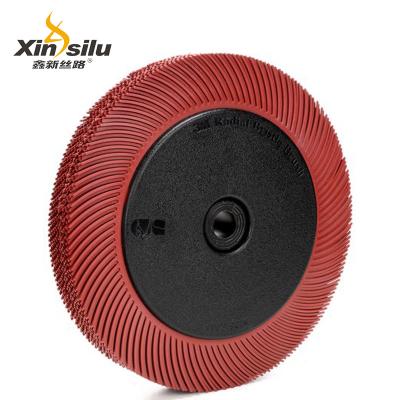 China 10 Layers Per Wheel 6 Inch Disc Radial Abrasive Pile Wheel Polishing Tools for sale