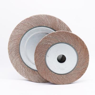 China Durable Abrasive Cloth Sand Aluminum Oxide Fin Paper Wheel for Metal Polishing Grinding Stainless Steels for sale