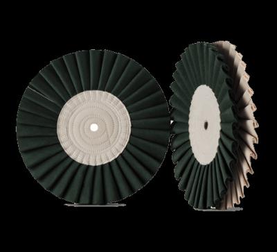 China Special metal surface luminous factory cloth bias polishing wheel for mirror polish process for sale