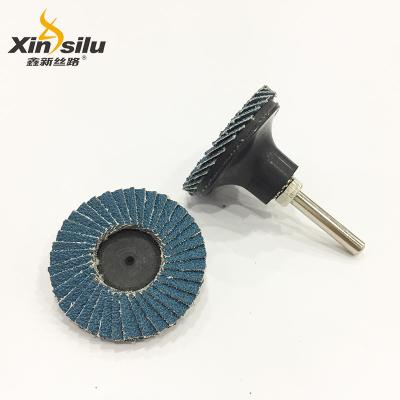 China Roll Lock Quick Change Flap Deburring Sanding Disc For Stainless Steel for sale