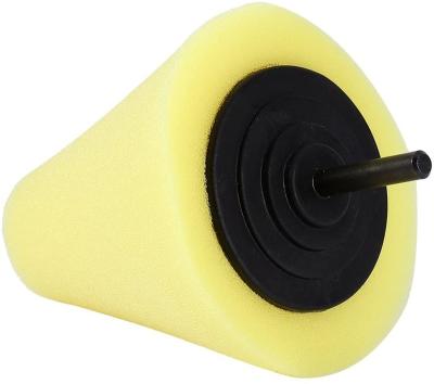 China Car Body Cone Shape Polishing Foam Polisher Pad Pad Pad Sponge Ball For Car Wheel Hub Care Automotive Cleaning for sale