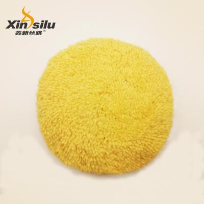 China 9 Inch Knotted Wool Double Sided Car Polishing Pads for sale