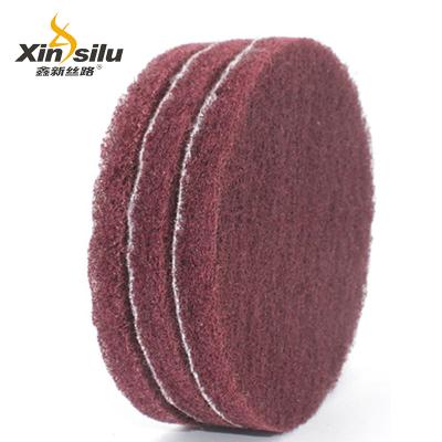 China 7INCH AROUND Nonwoven Abrasive Scrubbing Pad Hand Pad for Polishing Cleaning 6x9 (150x225mm) for sale