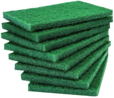 China XINSILU 24PCS Sustainable Scrub Pad - Heavy Duty Premium Scrub Pads, Reusable Household Green Dish Scrubber For Kitchen Scrubber for sale