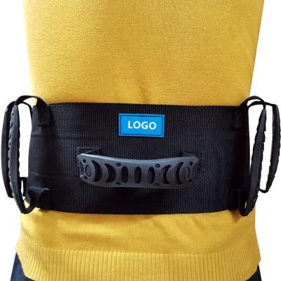 China Multifunctional Medical Safety Nursing Strong Metal Buckle Padded 5 Inch Wide Transfer Belt With 5 Soft Handles for sale