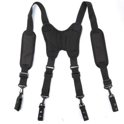 China Adjustable Belt Suspender Adjustable Military Padded Duty Belt Harness Tactical Suspender for sale