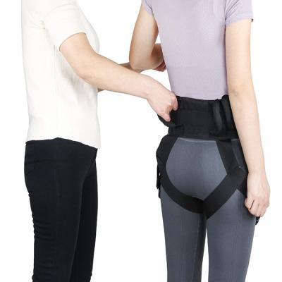 China Soft Gait Belt 6 Patient Grips Nursing Transfer Sling Gait Belt With Leg Buckle For Physiotherapists Seniors for sale