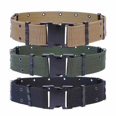 China Security Guard Duty Heavy Duty Adjustable Military Tactical Belt for sale