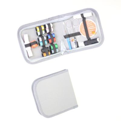 China Adult Gift Small DIY Tool Compact Design Travel Sewing Kit Knitting Organizer with Yarn Needles Scissors for sale