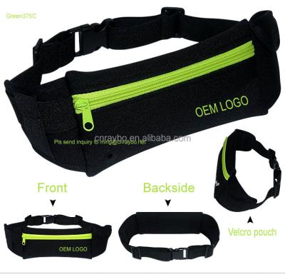 China Water Proof Customized Sport Multi Function Neoprene Waist Belt Bag for sale